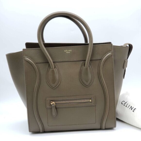 CELINE Micro Luggage Calfskin Hand Bag 733-082925 - Picture 1 of 15